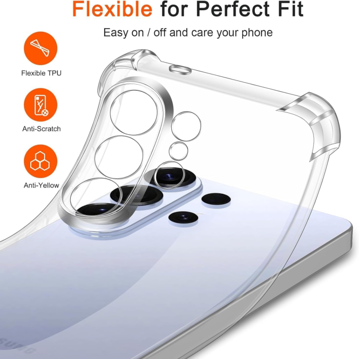 Husa Samsung S26 Ultra, Bumper Anti-Shock Transparenta Full Protection [3]