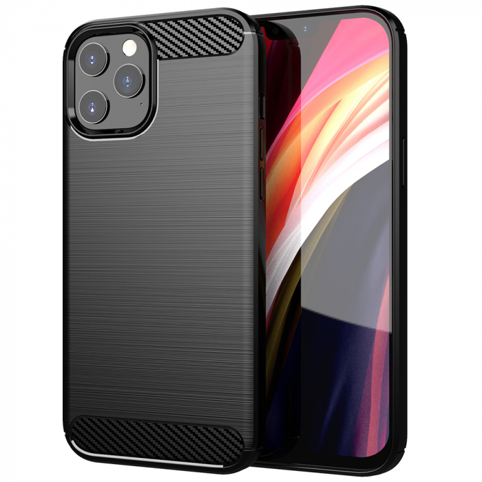 Husa Silicon si Carbon pentru Iphone 12 Mini [1]