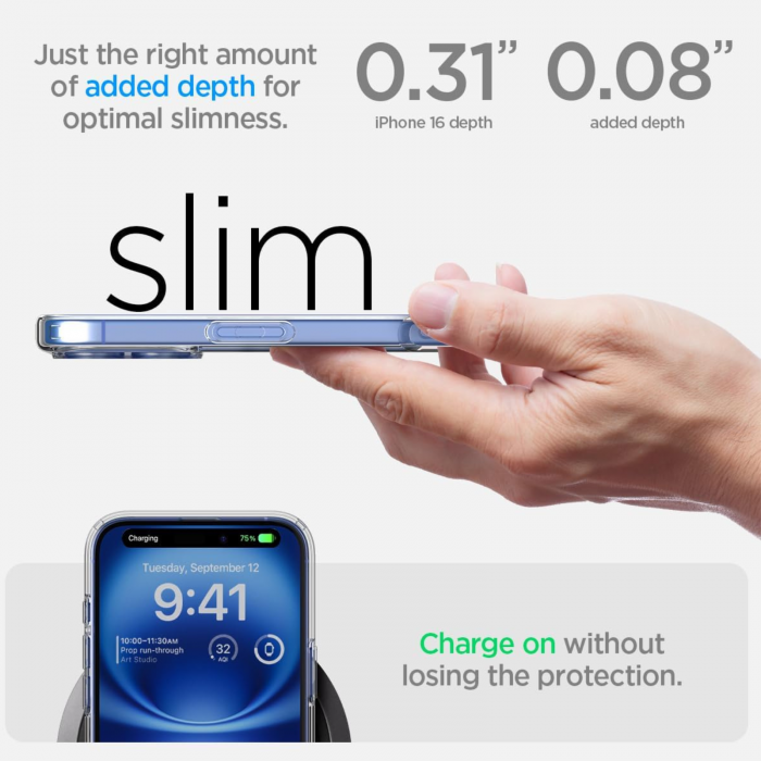 Husa Slim Luxury Transparenta Full Protection pentru iPhone 16 [5]