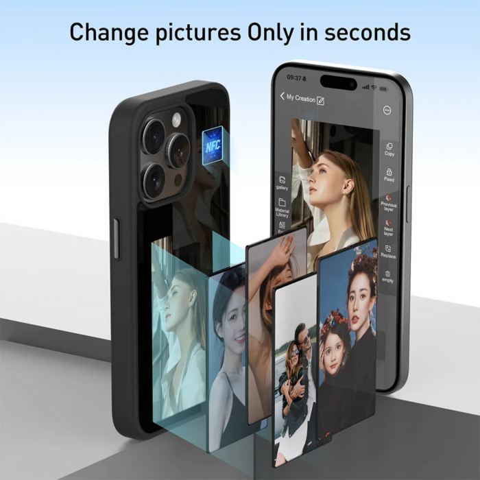 Husa SmartScreen NFC pentru iPhone 16 Pro Max [9]
