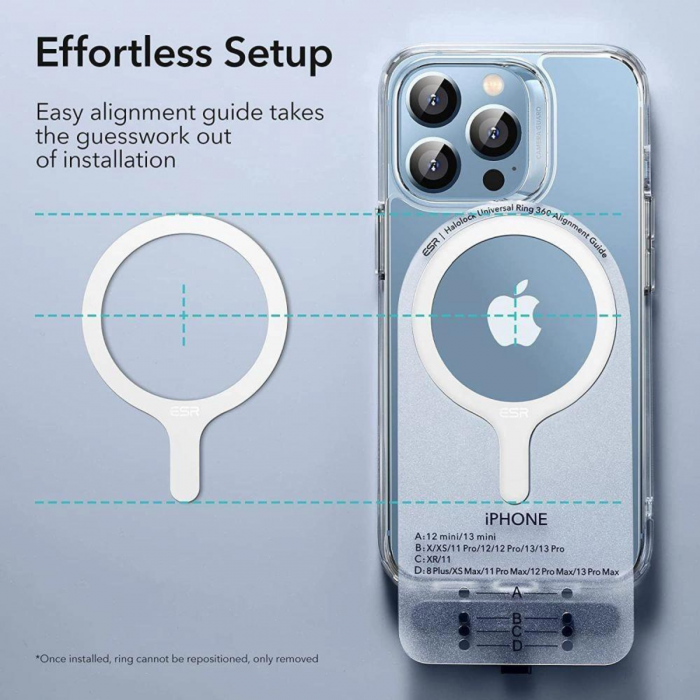 Inel MagSafe HaloLock, Alb [3]