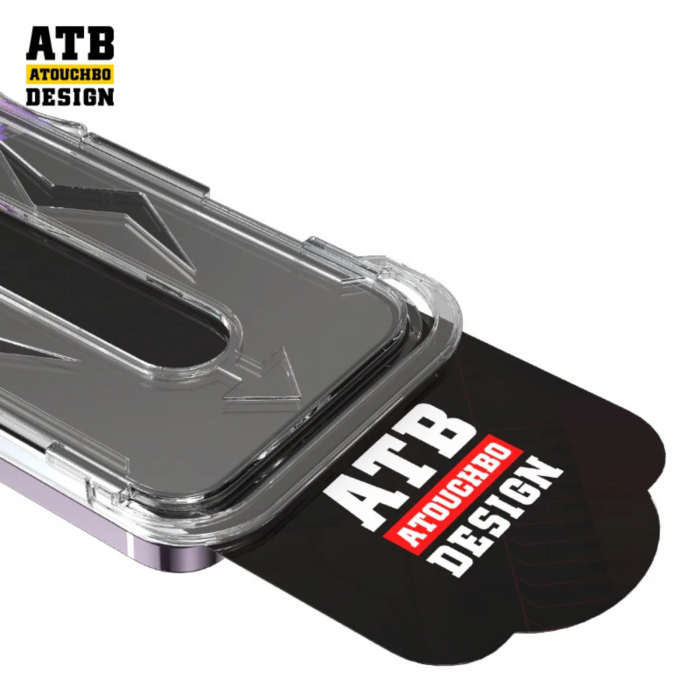 Kit Folie ATB HD Mata Anti-Amprente, KingKong - EasyApp pentru iPhone 18 Pro [5]