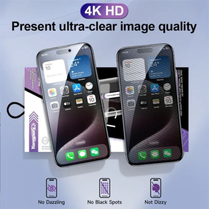 Kit Folie HD Auto Aliniere si Auto Curatare pentru iPhone 16 Plus [3]
