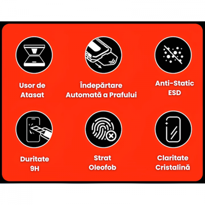 Kit Folie Privacy, X- Gorilla Glass Magic-App pentru iPhone 16 Pro Max [7]