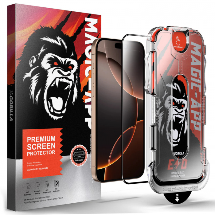 Kit Folie HD, X- Gorilla Glass Magic-App pentru iPhone 15/ 16 [1]