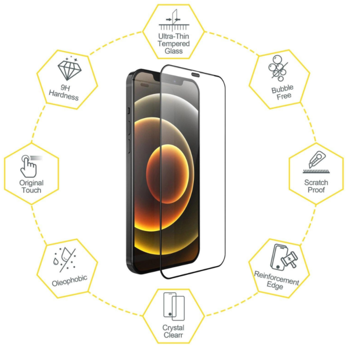 Kit Folie iPhone 17 Pro Max - ATB Sticla Transparenta, KingKong - EasyApp [9]