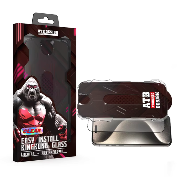Kit Folie iPhone 17 Pro Max - ATB Sticla Transparenta, KingKong - EasyApp [3]