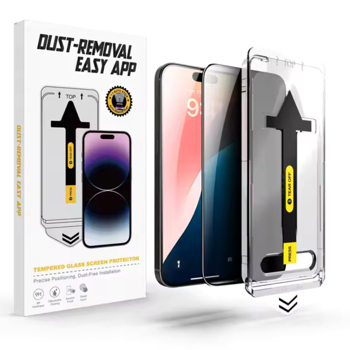 Folie sticla Privacy iPhone 17 Easy App 9H [1]