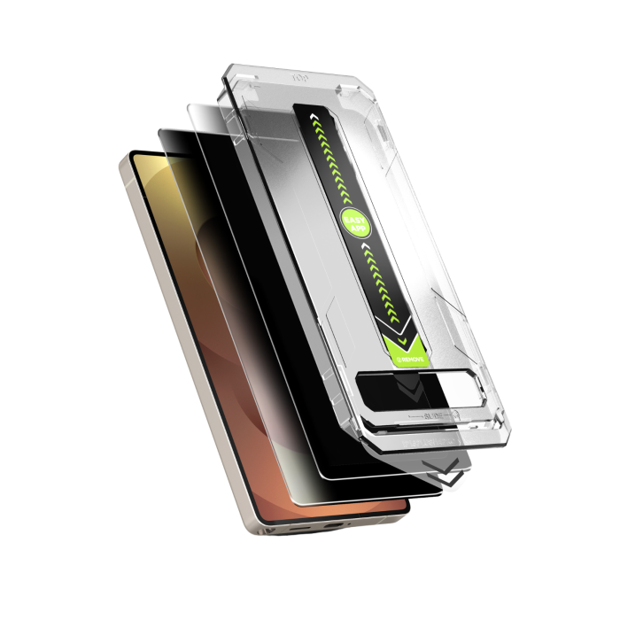 Kit Folie Sticla Privacy, Titan Dust Removal Easy App pentru Samsung Galaxy S26 Plus [3]