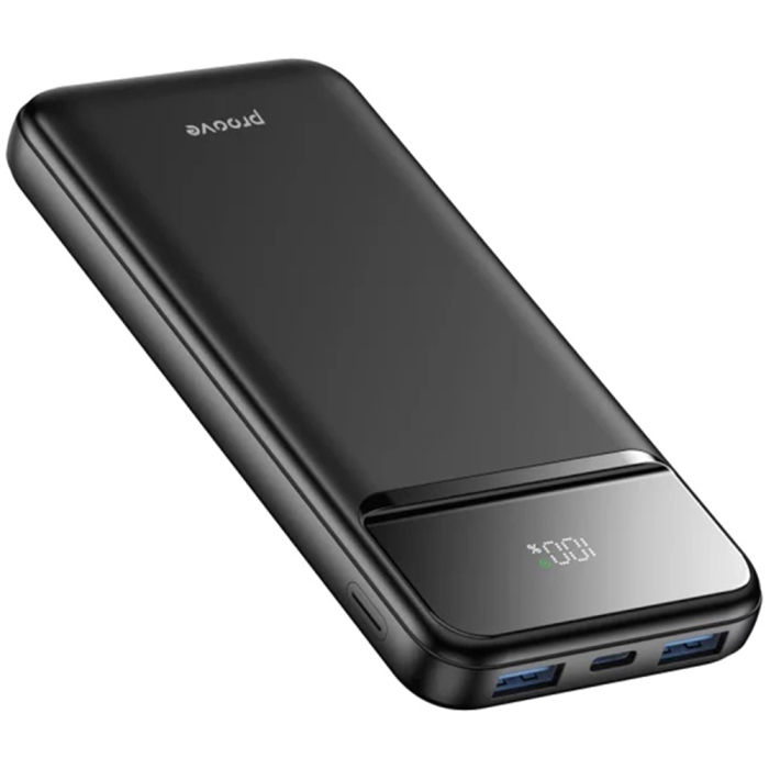 Baterie Externa Illuminator 2 - Type-C, 2x USB, with LED Display, Fast Charge, 22.5W, 10000mAh - Black [1]
