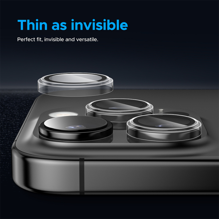 Protectie Camera ATB Gorilla Glass, iPhone 17 Pro/ 17 Pro Max, Transparent Eagle Eye [8]