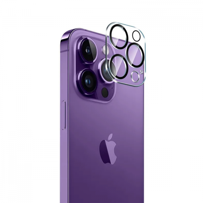 Protectie Camera, iPhone 15 Pro/ 15 Pro Max, Ultra HD, 9H Tempered Premium Nano Glass [1]