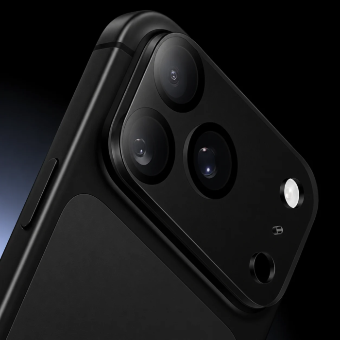 Protectie Camera iPhone 18 Pro Max/ 17 Pro Max, Full Glass, Techsuit - Black [2]
