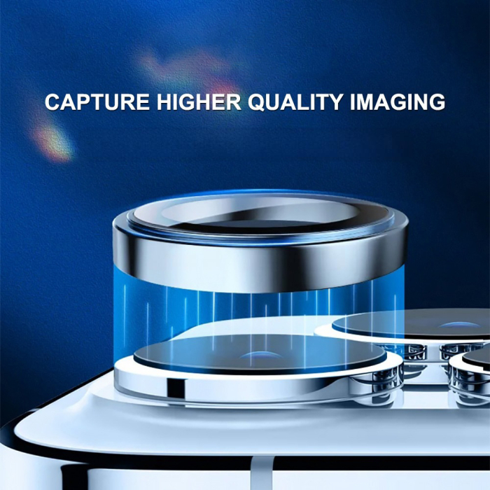 Protectie Lentile iPhone 17, Silver [3]