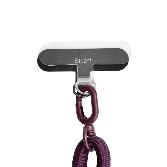 Șnur universal de gât Etteri pentru telefoane, culoare cireș închis [4]