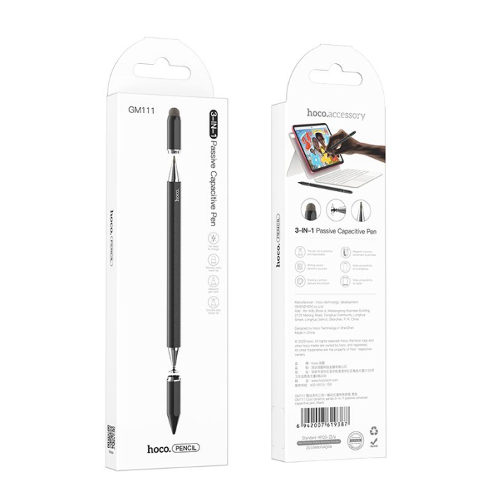 Stylus Pen Hoco 3in1 GM111 black [6]