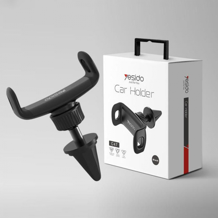 Suport Auto (C47) - Clamp Grip for Air Vent - Black [7]