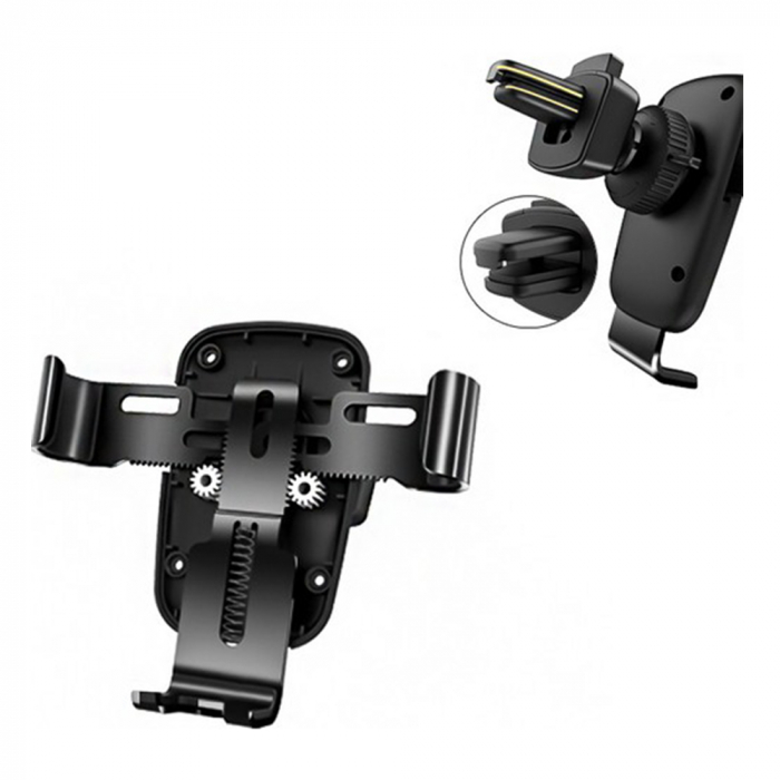 Suport Auto (C71) - Gravity Grip, 360° Rotation Angle, for Air Vent - Black [2]