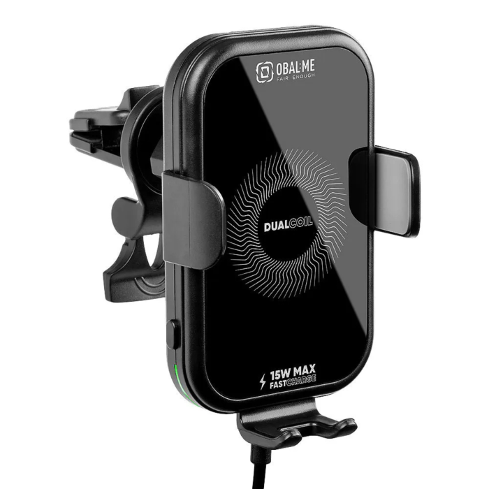 Suport Auto cu Incarcare Wireless, GravCharger - 15W, Black [2]