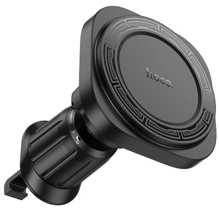 Suport magnetic pentru telefon auto compatibil cu orificiul de ventilație Magsafe Hoco H28, negru [7]