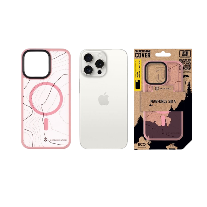 Tactical MagForce Hyperstealth Sika Cover for Apple iPhone 15 Pro Max Pink Panther [3]