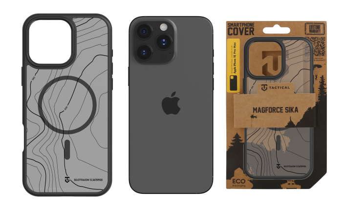 Tactical MagForce Hyperstealth Sika Cover for Apple iPhone 16 Pro Max Asphalt [3]