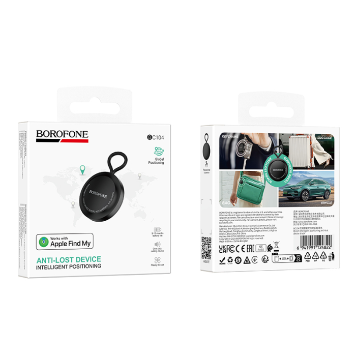 Tracker Intelligent (Apple only), Borofone BC104, black [8]