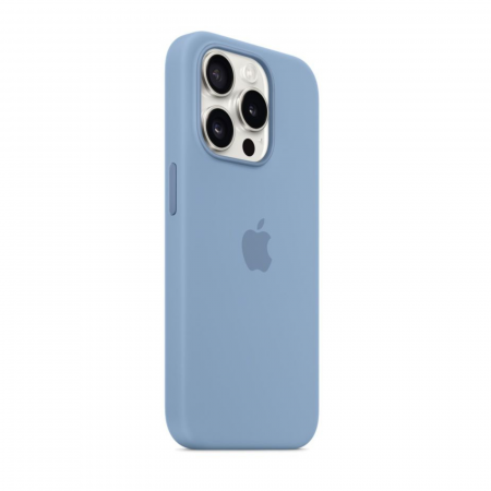 Husa MagSafe de Silicon pentru Iphone 15, Winter Blue [3]