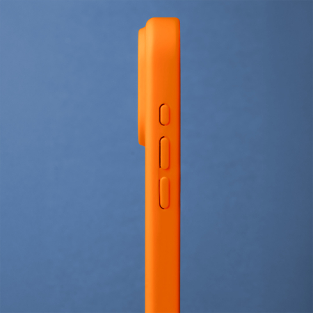 Husa iPhone 17 Air, Frame Thin MagSafe, Orange [2]