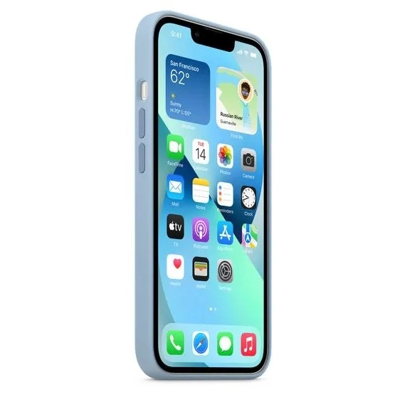 Husa din Silicon pentru iPhone 12 Pro Max Blue [1]