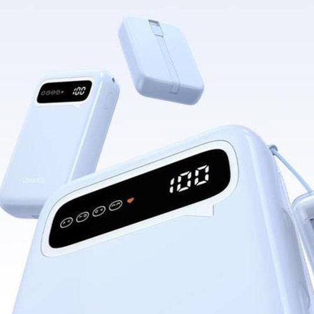 Baterie Externa cu Digital Display, USB, Type-C, 10.000mAh, 20W - Blue [4]