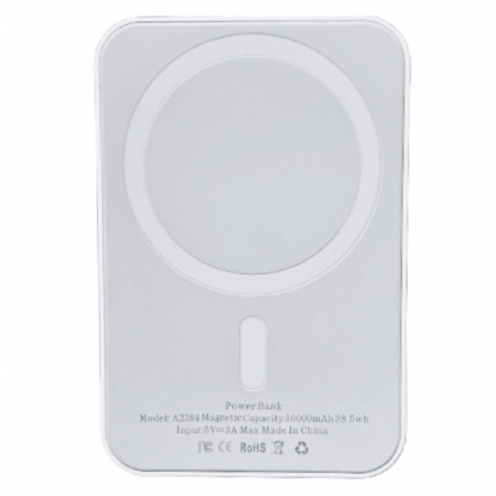 ACCESORII - Baterie Externa MagSafe pentru iPhone, 10.000 mAh, alba