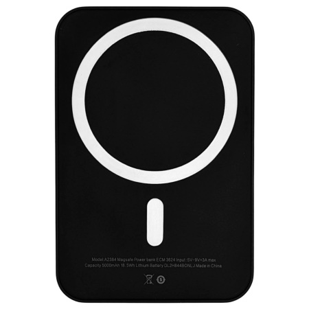 ACCESORII - Baterie Externa MagSafe pentru iPhone, 5.000 mAh, neagra