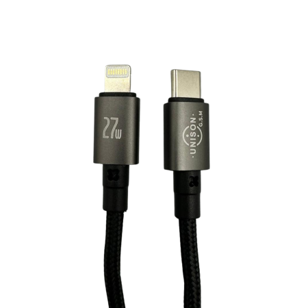 Cablu Type C to Litghtning, 27W Fast Charge, 1.2 m [1]