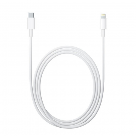 Cablu Type-C To Lightning pentru iPhone 2m, alb [2]