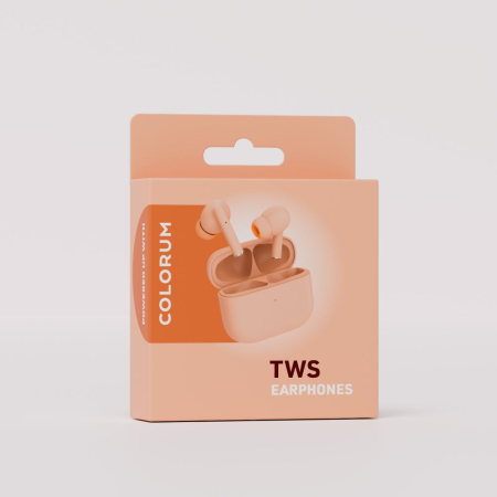 Căști Bluetooth COLORUM TWS CTWS-14 x Peach Fuzz [2]