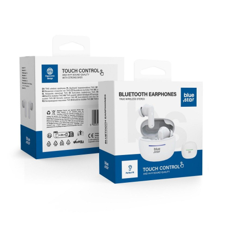 Căști wireless Blue Star BK44 TWS albe [2]