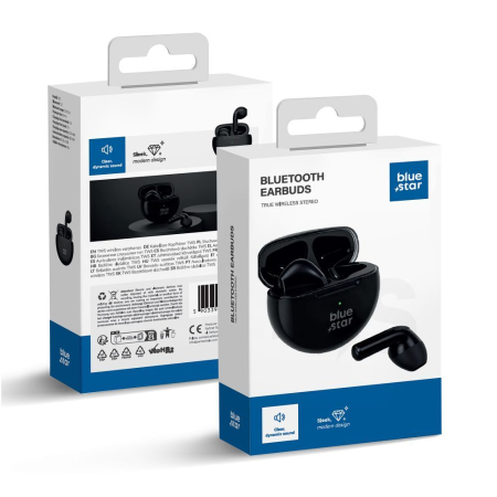 Căști wireless BLUE STAR Circle Beat TX3 TWS negre [3]