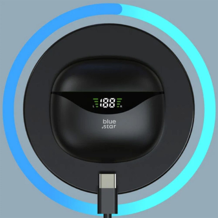 Căști wireless Blue Star T60 TWS negre [5]