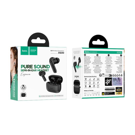 Căști wireless Hoco TWS EQ30 negre [4]