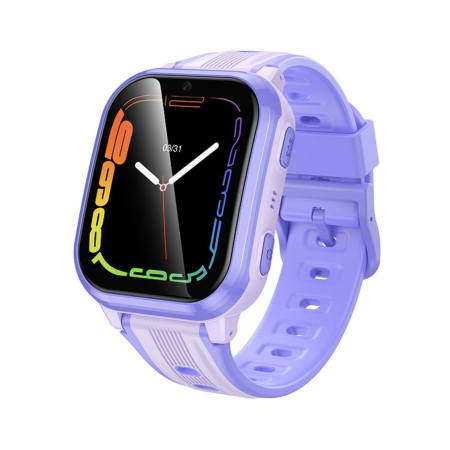 ACCESORII - Ceas inteligent pentru copii 1,69" 4G GPS cu funcție de apel Hoco Y108 Purple