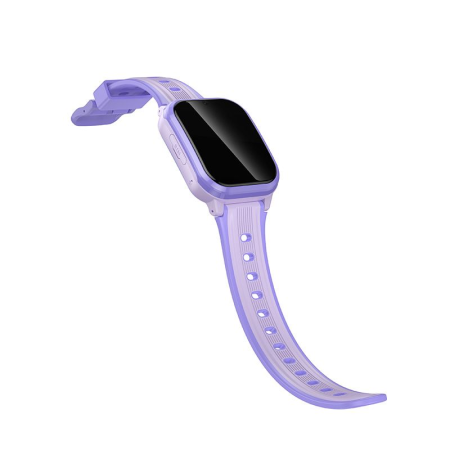 Ceas inteligent pentru copii 1,69" 4G GPS cu funcție de apel Hoco Y108 Purple [1]
