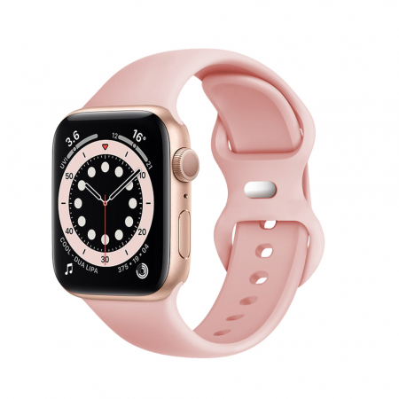 Curele pentru AppleWatch 38/40/41/42mm - Curea Apple Watch 1 / 2 / 3 / 4 / 5 / 6 / 7 / 8 / SE / SE 2 (38mm / 40 mm / 41 mm) - Light Pink
