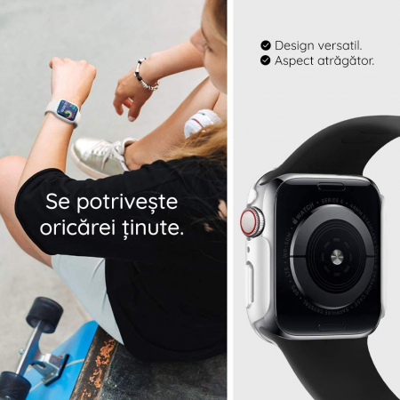 Curea Apple Watch 1 / 2 / 3 / 4 / 5 / 6 / 7 / 8 / SE / SE 2 (38mm / 40 mm / 41 mm) - Dark Purple [3]