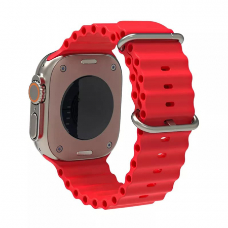 Curea pentru Apple Watch 1 / 2 / 3 / 4 / 5 / 6 / 7 / 8 / SE / SE 2 / Ultra / Ultra 2 (42 mm / 44 mm / 45 mm / 49 mm) - Red [1]