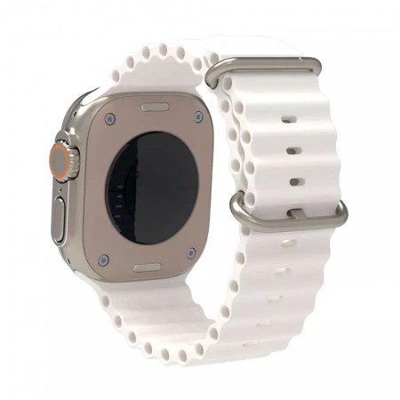 Curea pentru Apple Watch 1 / 2 / 3 / 4 / 5 / 6 / 7 / 8 / SE/ SE 2 (38 mm / 40 mm / 41 mm) - White [2]