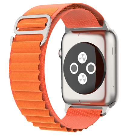 Curea pentru Apple Watch 38/ 40 /41 /42 mm, W037 Textil, Orange [2]