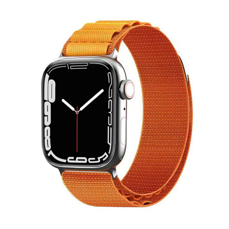 Curele pentru AppleWatch 38/40/41/42mm - Curea pentru Apple Watch 38/ 40 /41 /42 mm, W037 Textil, Orange