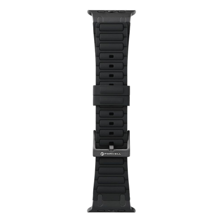 Curea pentru Apple Watch Forcell F-Design FA06 din silicon cu găuri 38 / 40 / 41 / 42 mm, neagra [1]