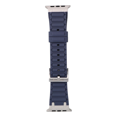 Curea pentru Apple Watch Forcell F-Design FA06 din silicon cu găuri 42 / 44 / 45 / 49 mm, Blue [1]